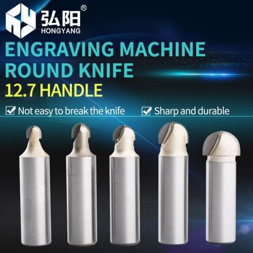 2PCS 12.7 diamond ball head tool electric wood milling boring slotting milling cutter slotting woodworking knives