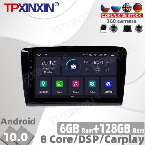 128GB Android 10.0 For VW Santana 2012 - 2017 Car Radio Multimedia Video Player Navigation GPS Accessories Auto 2 din 2din DVD