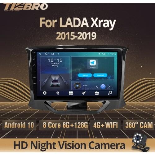 2DIN Android 10 Car Radio For LADA Xray 2015-2019 GPS Navigation Stereo Receiver DSP Car Multimedia Player Car Video NO 2DIN DVD
