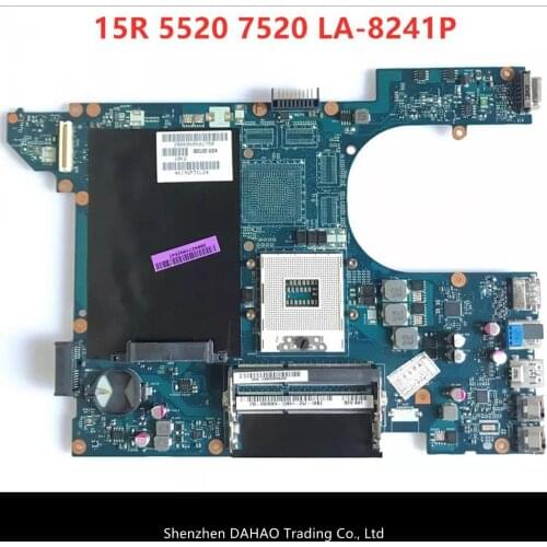 Free shipping) FOR DELL Inspiron 15R 5520 7520 Laptop motherboard QCL00 LA-8241P Original mainboard 100% fully tested