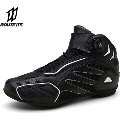 Motorcycle Boots Riding Boots Motorcycle Shoes Men Breathable Botas Moto Boots Hombre Motorbike Biker Touring Ankle Shoes