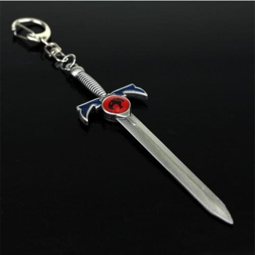 Thundercats Lion Logo Sword Key Chains HIP HOP Accessories Keychain Key Rings