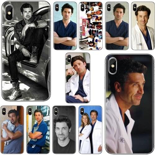 Derek Shepherd Greys Anatomy Poster For Xiaomi mi Redmi Note 3 4 4X 5 6 7 8 8t 9 9s 9t 10 pro lite Silicone Phone Case Cover