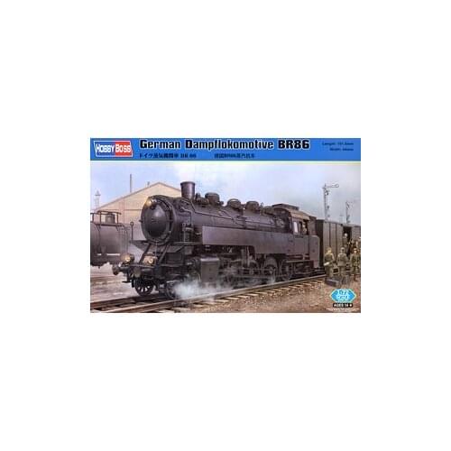 Hobby Boss 1/72 scale models 82914 Germany Bavarian BR86 steam locomotive German Dampflokomotive BR86