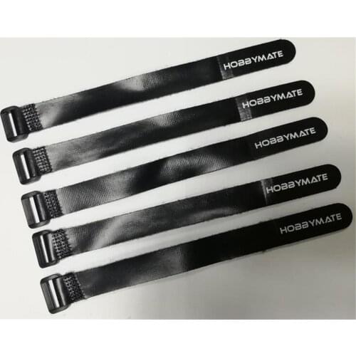 HOBBYMATE 5pcs/lot 2*20cm Magic Sticker Strap Lipo Battery Tie Cable for QAV250 F450 500 550 Quadcopter