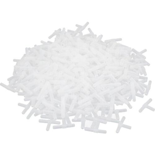 New Plastic 3-way T-shape Aquarium Air Valves 100 Pcs Clear White