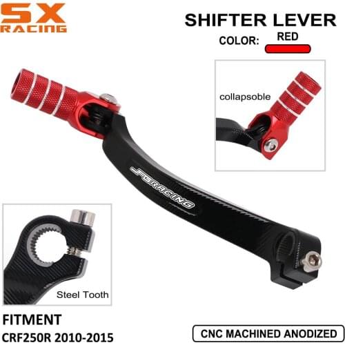 Motorcycle CNC Aluminum Gear Shifter Shift Lever For CRF250R CRF 250R 250 R 2010 2011 2012 2013 2014 2015 Dirt bike Off Road