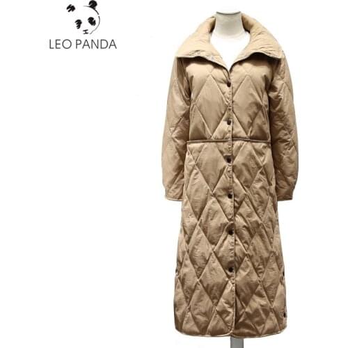 New Womens Down Jacket Autumn Winter Clothes Women Long Ultra Light Puffer Jacket White Coat Female Parka