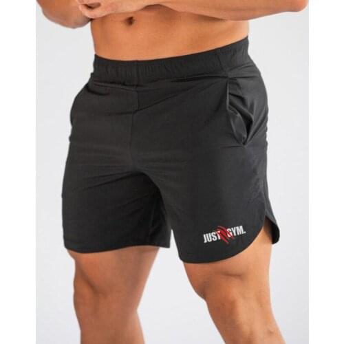 New Brand Just Gyms Fitness Loose Shorts Bodybuilding Joggers Summer Quick-dry Short Pants Male Casual Beach Sporting Sweatpants