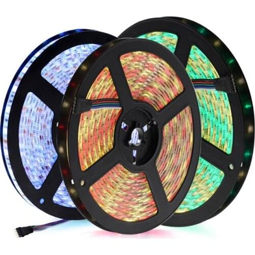 Led Strip 5M SMD2835 Colorful Low Voltage Led Strip Light Waterproof Lighting Neon Ribbon Advertising Lamp Tape Backlight Source
