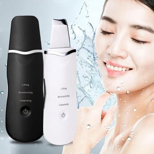 Ultrasonic Cleaning Skin Scrubber Peeling Facial Cleaner Vibrating Blackhead Removal Pore Cleaner Shovel Beauty Device Machine