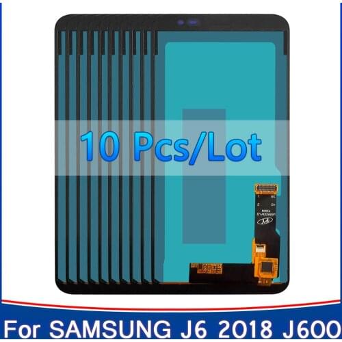 10Pcs For Samsung Galaxy J6 2018 LCD Screen J600 J600F SM-J600F J600G J600FN LCD Display Touch Screen Digitizer Sensor Assembly