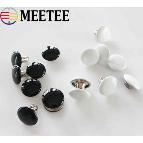 100sets Double-sided Buttons 6/8mm Metal Rivet Nail Buckles DIY bags Jewelry Jacket clothes Accessory Shoes Decor Leather Crafts