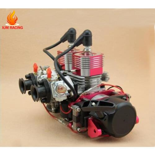 58CC engine Two cylinders fit rc boat parts