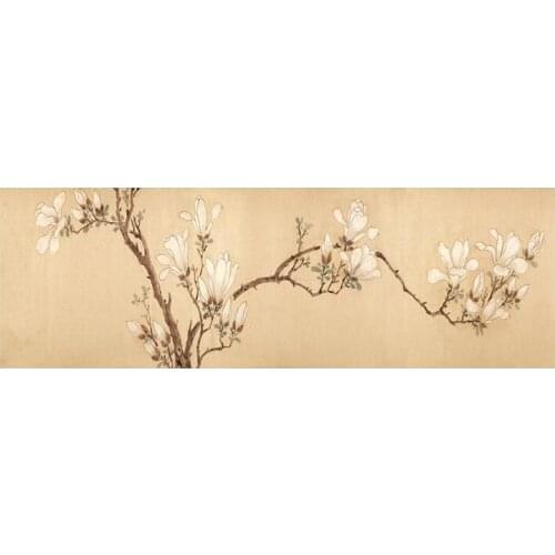 65x200cmAbstract Flower Wintersweet Traditional Chinese Painting & Calligraphy on Canvas Poster Art Wall Picture for Living Room
