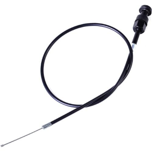 CITALL Motorcycle Black Bike Push Pull Choke Cable Throttle Assembly Fit for Yamaha PW50 PW 50 Pit Dirt Bike