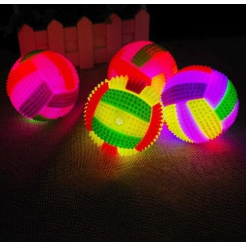 Baby Kids Light-up Toy Volleyball Bouncing Balls Children Luminous Toy Flashing Party Gift dropshipping