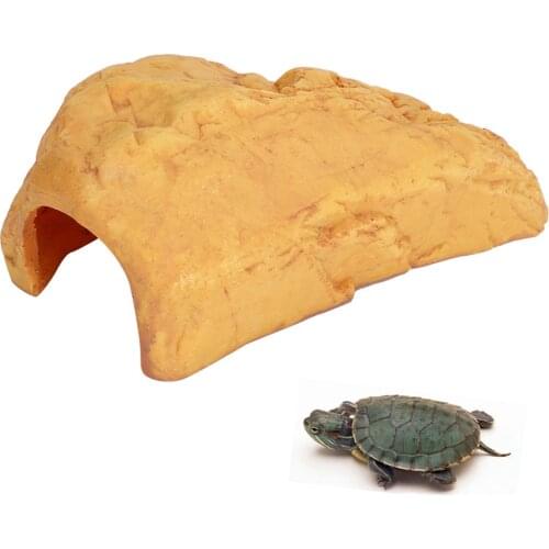 Aquarium Turtle Reptile Hiding Habitat Basking Hide Habitat Decor Reptiles Terrarium Aquarium Landscaping Fish Hiding Cave