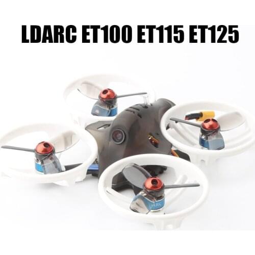 KINGKONG/LDARC ET Series ET100 ET115 ET125 2S 3S Battery Micro FPV Racing Drone 800TVL Camera 16CH 25mW 100mW VTX BNF