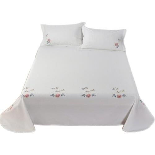Thick cotton white bed linen bed sheets set three-piece embroidered pillowcase bedding set harrypotter 32S