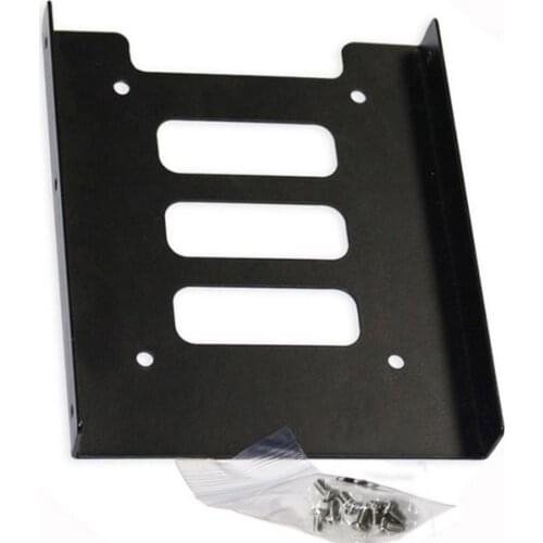 Hard Disk Case 2.5" To 3.5" SSD HDD Metal Adapter Mounting Hard Drive Holder For PC Laptop Protect Hard Disk Bracket
