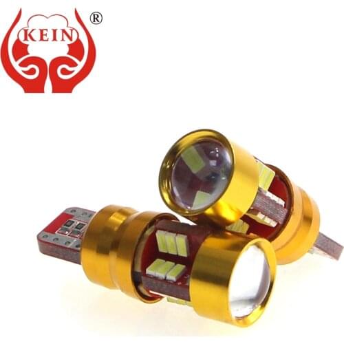 KEIN 6pcs W5W Bulb T10 LED 27smd auto car light W5W LED 3014 Interior Lighting Parking Tail indicator Vehicle Signal Lamp 12V