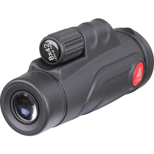 SCOKC Monocular 8x42 Hand Focus Telescope Glass Lenses BAK4 Prism for Hunting Hiking Birdwatching Binoculars