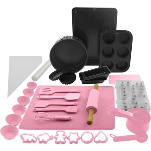 Bakeware Set Novice Getting Started Baking Mold Set Cake Point Pizza Bread Mold Silicone Spatula Set DIY Oven Utensil Baking