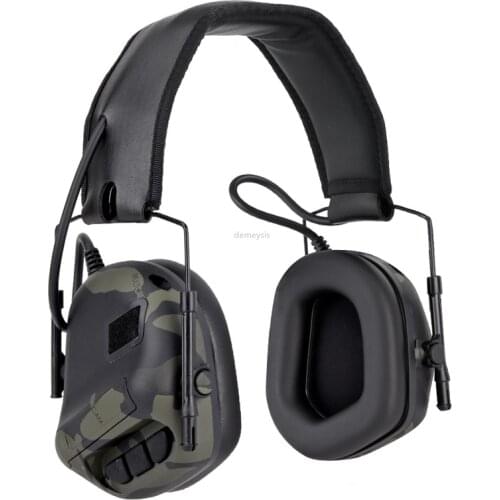 Outdoor Shooting Hearing Protective Headset Noise Reduction Tactical Army Airsoft Headset Hunting Paintball Anti-noise Earmuffs