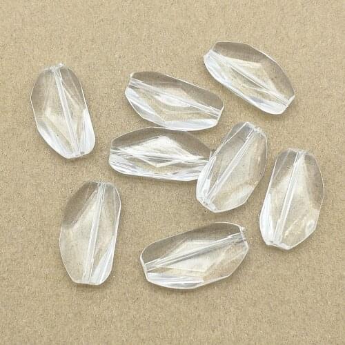New arrival! 31x16mm 200pcs Clear Irregular Shape Beads for Handmade Necklace Earring DIY Parts Jewelry Findings & Components