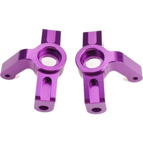 2 Pcs Aluminum Alloy Front Steering Cup Steering Blocks for Wltoys 104001 1/10 RC Car Upgrade Parts Accessories