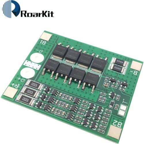 3S 25A Li-ion 18650 BMS PCM Battery Protection Board With Balance For Li-ion Lipo Battery Cell Pack Short Circuit Protection