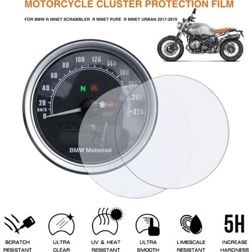 Motorcycle Cluster Scratch Protection Film Screen Protector For BMW R Nine T Scrambler R Nine T Pure R Nine T Urban