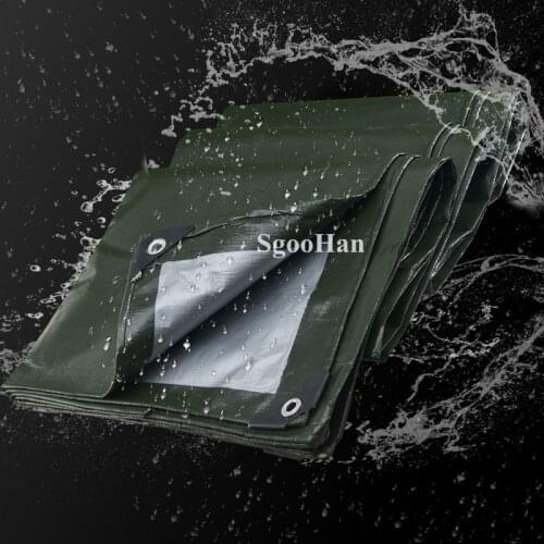 PE Rainproof Cloth Tarpaulin Garden Outdoor Awning Shading Sail Boat Truck Canopys Ground Sheet Pet House Cover Waterproof Cloth
