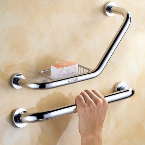 Anti Slip Safety Rails Copper Barrier Free Wall Mounted Safety Rails High Quality Klamka Przyssawka Home Improvement DI50FS
