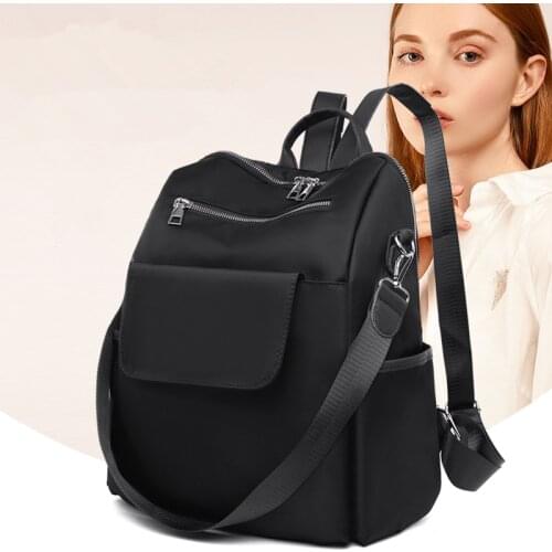 2021 Backpack Fashion Oxford cloth Women Backpack Teenager Girl New Trend Student Schoolbags Multi-pocket Shoulder Bags Female