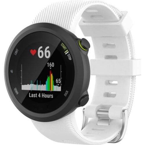 Replaceable accessories watchband For Garmin Forerunner 45 / 45S Smart Watch Band silicone Wrist Strap Bracelet loop