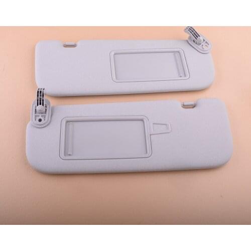 Gray 1 Pair Left & Right Car Sun Visor 852103X000TX Fit For Hyundai Elantra 2011 2012 2013 2014 2015 852203X000TX
