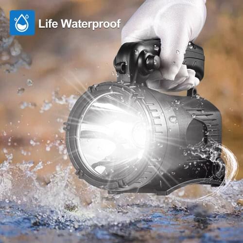 P50/P70/P90 20W Super Bright Flashlight LED Searchlight USB Rechargeable 500-1000M Lantern&Electric Display&Outdoor Power Bank