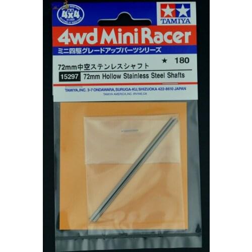 TAMIYA Mini 4WD Racer Parts Four-wheel Drive Accessories SUPER X 72mm Hollow Axle 15297 For Car Models