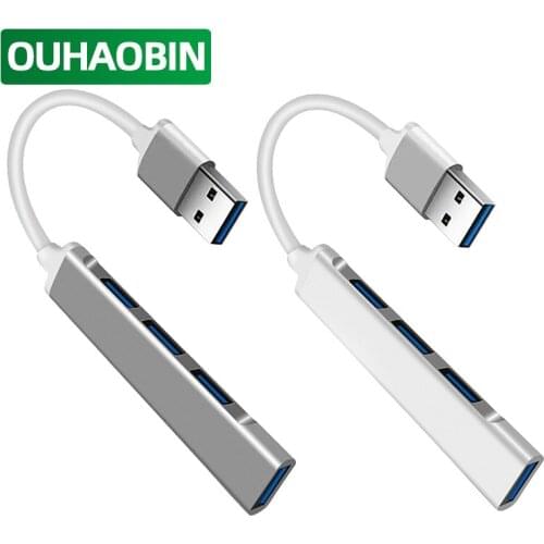 USB c 2.0/3.0 HUB Type C Multi Hub for Mac Macbook Pro Air Xiaomi Lenovo OTG Splitter 5 Gbps Power Expander 4 Port Accessories