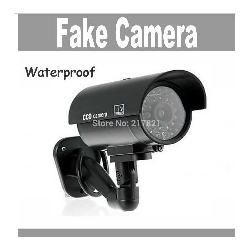 Waterproof Dummy Camera Outdoor Security Camera CCTV Bullet Camera Light for Home Security