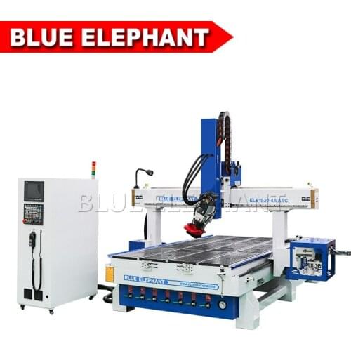 High Precision 4 Axis Wood CNC Router/ Taiwan SYNTEC Control System CNC Milling Machine