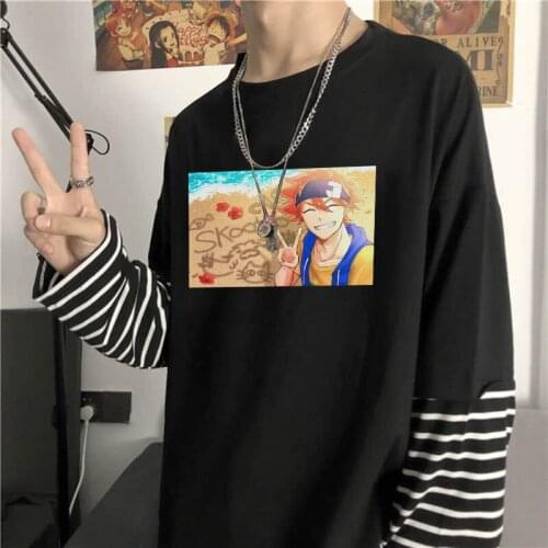 Japan Anime SK8 The Infinity Kawaii Reki Print Tshirt Women Harajuku Cartoon Skateboard Funny Graphic Streetwear Summer T-shirt