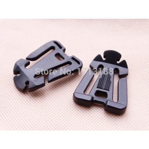 10 pcs/pack Brand News 1" (25mm) Web Dominator Sternum Buckle No Elastic Rope Outdoor Accessories For Paracord Backpack