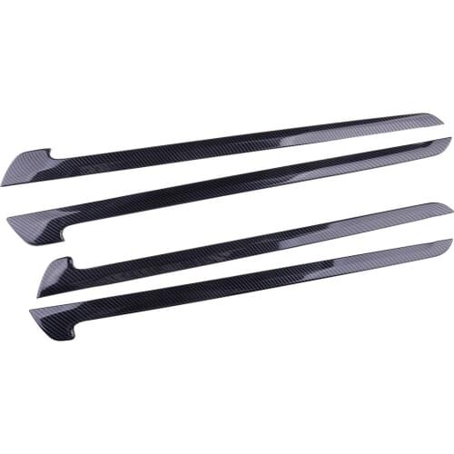 4pcs Carbon Fiber Waterproof Car Inner Door Armrest Decor Cover Trim fit for Honda CR-V CRV 2017 2018 2019 2020