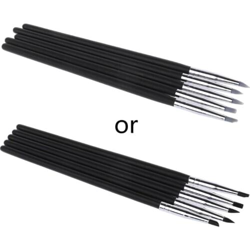 5pcs Silicone Rubber Shapers For Clay Sculpting Fimo Modelling Tools Wholesale&DropShip