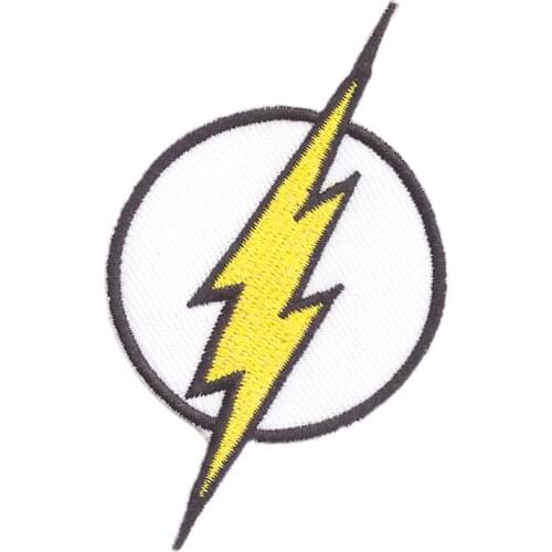 Superhero Flash Dc Comics Embroidery Iron On Patch for clothing Badge Stickers applique