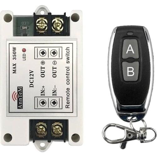 Wireless Remote Control Switch 433mhz rf Transmitter Receiver 12v Universal Battery Power Circuit Controller car led Strip Light