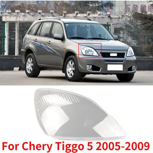 CAPQX For Chery Tiggo 5 05-09 Front Head Light Headlamp Cover Lampshade Bright Waterproof Lampcover Lamp Shade Shell Trim Hood